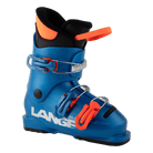 Lange RSJ 50 JR Ski Boots featuring a junior-specific shell, 50 flex, Control Fit liner, three aluminum buckles, and race-inspired performance.