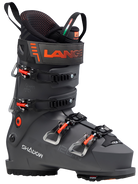 Lange Shadow 120 HV Ski Boots 2027 featuring a high-volume fit, 120 flex, Dual Pivot technology, and Suspension Blade construction.