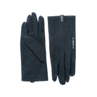 A pair of black Le Bent Core 260 Weight Glove Liners that are made from a bamboo and merino wool blend.