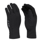 Pair of Le Bent Midweight Glove Liners featuring a Merino wool and bamboo rayon knit blend, touchscreen-compatible index finger and thumb tips, low-profile flatlock seams, and fitted elastic cuffs.