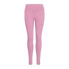 A pair of pink Le Bent Women's Core Midweight Baselayer Bottoms that are made from a bamboo and merino wool blend.