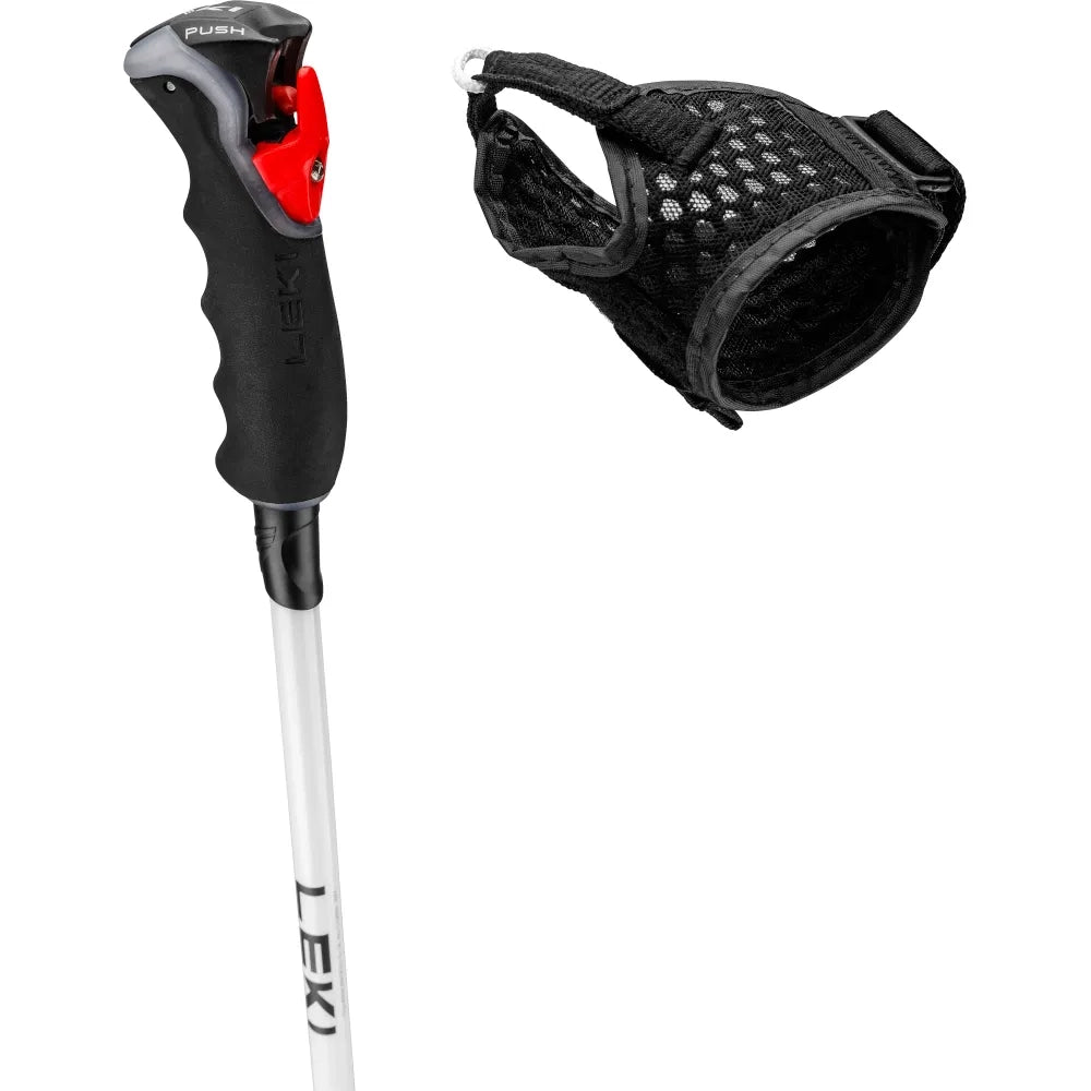LEKI Carbon 14 3D WS women's ski poles featuring 14 mm PRC 1000 carbon shafts, Trigger 3D ProG grips and adjustable Trigger straps.