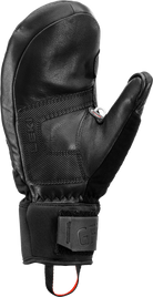 LEKI Griffin Base 3D Mitt featuring premium goatskin leather, Hyperloft insulation, integrated finger channels and LEKI Trigger System.