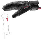 LEKI Griffin Base 3D Mitt featuring premium goatskin leather, Hyperloft insulation, integrated finger channels and LEKI Trigger System.