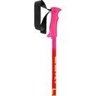 LEKI Racing Kids Poles in Pink 2027 featuring 14 mm aluminum shafts, kid-sized PAS V1 grips and World Cup-inspired graphics.