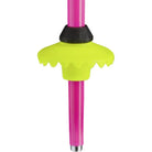 LEKI Racing Kids Poles in Pink 2027 featuring 14 mm aluminum shafts, kid-sized PAS V1 grips and World Cup-inspired graphics.