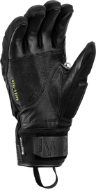 LEKI WCR C-Tech 3D Glove featuring Trigger 3D technology, waterproof SOFT-TEX® membrane, premium goatskin leather palm, C-Tech protection, and race-ready performance.