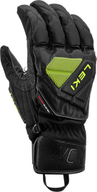 LEKI WCR C-Tech 3D Glove featuring Trigger 3D technology, waterproof SOFT-TEX® membrane, premium goatskin leather palm, C-Tech protection, and race-ready performance.