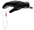LEKI WCR C-Tech 3D Mitt featuring Trigger 3D technology, waterproof SOFT-TEX® membrane, premium goatskin leather palm, C-Tech protection, and race-ready performance.