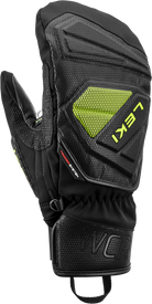 LEKI WCR C-Tech 3D Mitt featuring Trigger 3D technology, waterproof SOFT-TEX® membrane, premium goatskin leather palm, C-Tech protection, and race-ready performance.