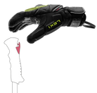 LEKI WCR Coach 3D Glove featuring Trigger 3D technology, waterproof SOFT-TEX® membrane, Thinsulate™ insulation, goatskin leather palm, and race-ready protection.