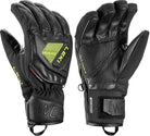 LEKI WCR Coach 3D JR Glove featuring Trigger 3D technology, waterproof SOFT-TEX® membrane, Thinsulate™ insulation, premium goatskin palm, and junior race protection.