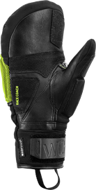 LEKI WCR Coach 3D Ski Mitt featuring Trigger 3D technology, waterproof SOFT-TEX® membrane, Thinsulate™ insulation, premium goatskin palm, and race-ready protection.
