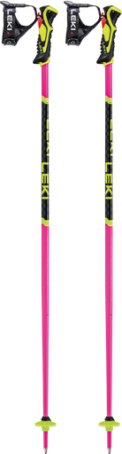 LEKI WCR Lite SL 3D Pink junior slalom race poles with Trigger 3D grip system