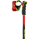 A Leki WCR Pro Lite GS TR Race Poles featuring 16 mm HTS 6.5 aluminum Airfoil shafts, GS bend geometry, Trigger 3D Pro G grips, and carbide tips.