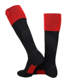 Pair of Lenz 7.1 Toe Cap Heated Socks featuring ultra-thin race-knit construction, integrated top and bottom toe heating elements, and top-cuff press studs for lithium battery attachment.
