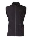A black Lenz Men's Heat Vest 1.0 featuring built in heating functionality, batteries not included.
