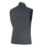 A grey Lenz Men's Heat Vest 2.0 that features advanced heating elements.