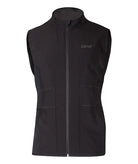 A black Lenz Women's Heat Vest 1.0 that features advanced heating elements throughout the vest.