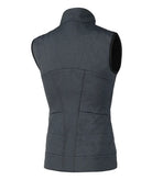 A grey Lenz Women's Heat Vest 2.0 that features an advanced heating system throughout the vest.