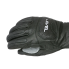 A Level Race Glove featuring premium waterproof goat leather construction, padded knuckle and finger impact protection, silicone palm grip, and adjustable neoprene wrist cuffs.