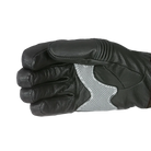 A Level Race Glove featuring premium waterproof goat leather construction, padded knuckle and finger impact protection, silicone palm grip, and adjustable neoprene wrist cuffs.