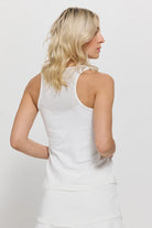 Lija Elite Force Women's Tennis Tank featuring lightweight performance fabric, moisture-wicking comfort, breathable construction, and athletic styling.