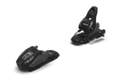 A black and grey Marker 7 Din Junior ski binding that is intended for use with all-mountain kids' skis.