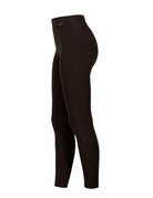 A pair of black Newland Women's Sierra Nevada Leggings that are moisture-wicking, breathable, and stretchable.