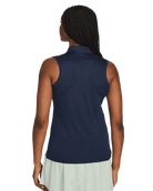 Nike Golf Women's Dri-FIT Victory Sleeveless Polo featuring moisture-wicking technology, breathable fabric, and a sleeveless performance design.
