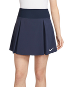 Nike Women's Dri-FIT Advantage Pleated Skirt featuring moisture-wicking technology, pleated styling, built-in shorts, and performance comfort.