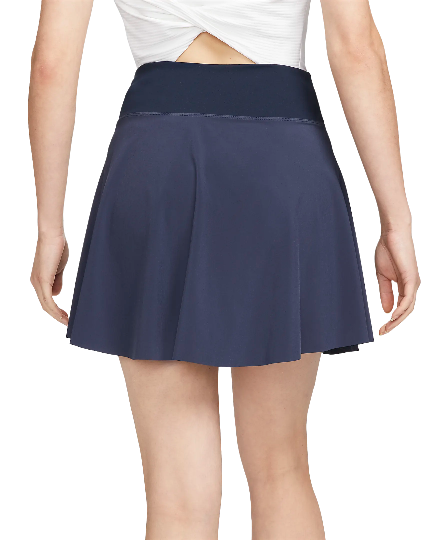 Nike Women's Dri-FIT Advantage Pleated Skirt featuring moisture-wicking technology, pleated styling, built-in shorts, and performance comfort.