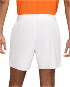 NikeCourt Men's Tennis Dri-FIT Advantage 6 Inch Shorts featuring sweat-wicking performance fabric, breathable comfort, athletic fit, and court-ready styling.
