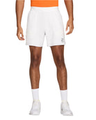 NikeCourt Men's Tennis Dri-FIT Advantage 6 Inch Shorts featuring sweat-wicking performance fabric, breathable comfort, athletic fit, and court-ready styling.