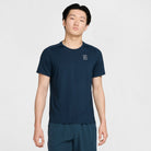 NikeCourt Men's Tennis Dri-FIT Advantage T-Shirt featuring sweat-wicking performance fabric, breathable comfort, athletic fit, and court-ready styling.