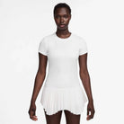 NikeCourt Women's Dri-FIT Advantage Short-Sleeve Tennis Top featuring sweat-wicking performance fabric, breathable comfort, and athletic styling.