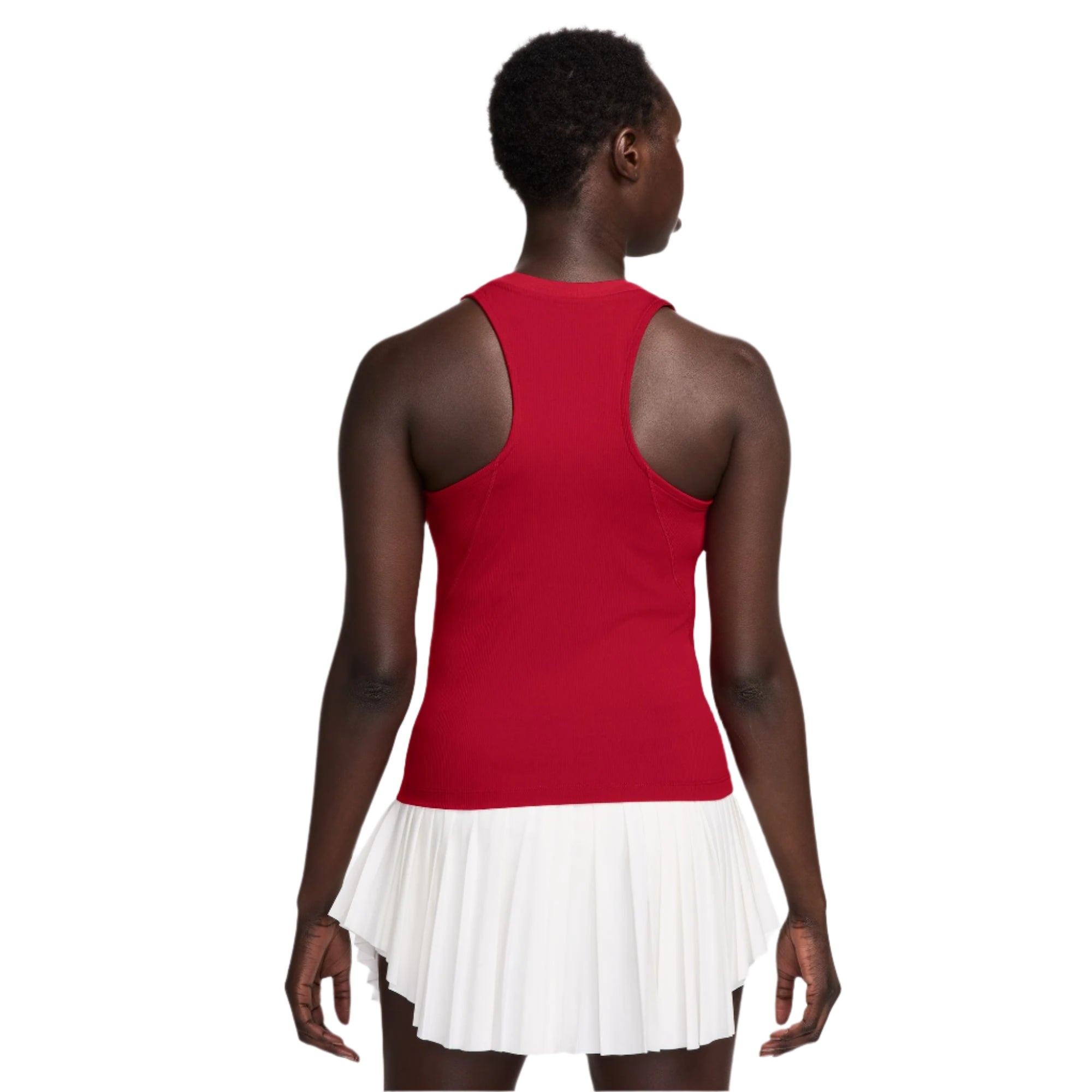 NikeCourt Women's Dri-FIT Advantage Tennis Tank featuring sweat-wicking performance fabric, breathable comfort, athletic fit, and court-ready styling.