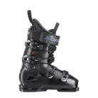A black Nordica Dobermann 5 M LC ski boot with a medium flex, lower cuff, and 96 mm width.