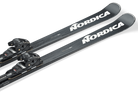 Nordica Multigara DC 74 Ti Skis 2027 in Greyblue and White with Comp 12 FDT bindings, 74 mm waist and Energy Ti Double Core.