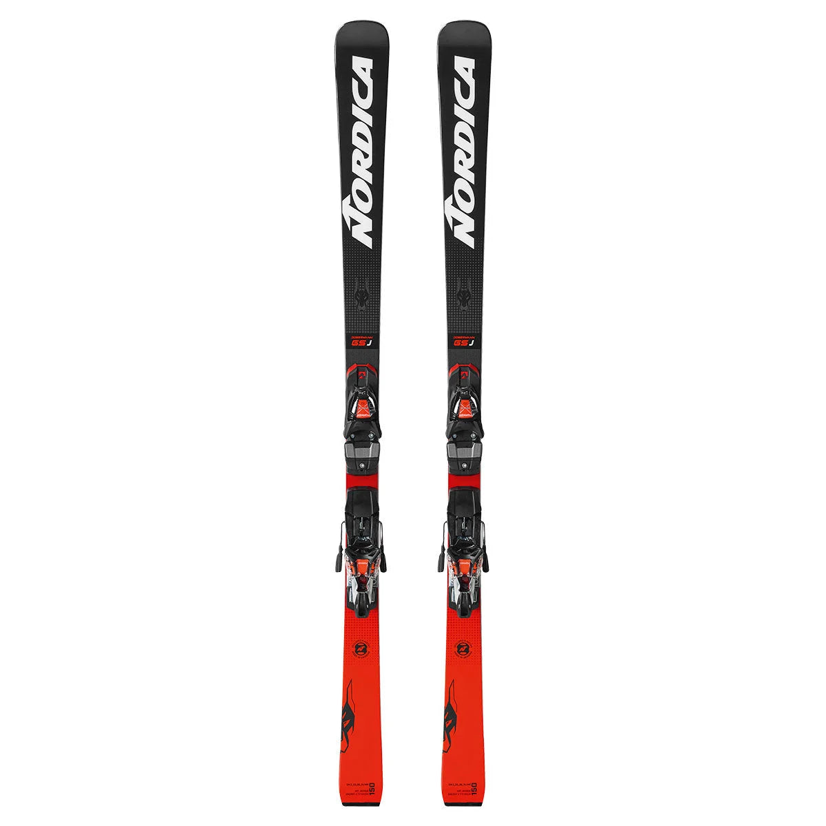 2024 Nordica Dobermann GSJ, Nordica skis, high-performance skis, competitive skiing, edge grip, ski control, advanced ski construction, fast turns, skiing equipment, winter sports gear, ski shop, Swiss Sports Haus, West Vancouver ski shop.