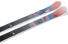 Nordica Santa Ana 87 Skis 2027 in Coral, Blue and Black with 87 mm waist and TSM Pulse Core construction.