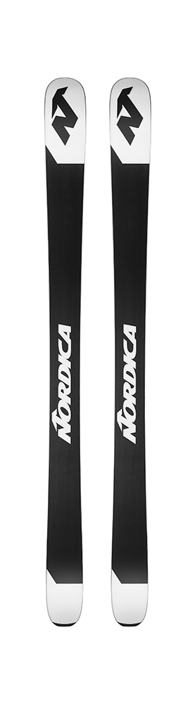 A pair of 2027 Nordica Santa Ana skis that are designed for all-mountain female skiers.