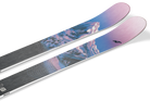 Nordica Santa Ana 92 Skis 2027 in Lavender Blue Black, women's all-mountain skis with 92 mm waist and TSM Pulse Core construction.