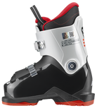 Nordica Speedmachine J2 Junior Ski Boots with two aluminum buckles, lightweight Triax shell and adjustable flex system.