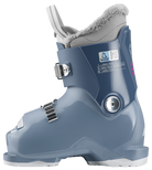 Nordica Speedmachine J2 Junior Ski Boots with two aluminum buckles, lightweight Triax shell and adjustable flex system.