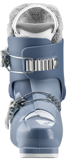Nordica Speedmachine J2 Junior Ski Boots with two aluminum buckles, lightweight Triax shell and adjustable flex system.