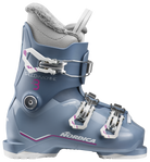 Nordica Speedmachine J3 Junior Ski Boots with three aluminum buckles, lightweight Triax shell and adjustable flex system.