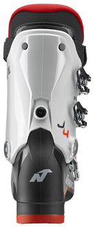 Nordica Speedmachine J4 Junior Ski Boots with four aluminum buckles, lightweight Triax shell, 25 mm power strap and Comfort Fit liner.