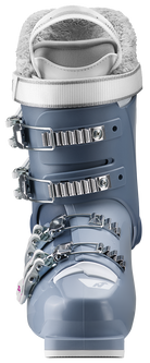 Nordica Speedmachine J4 Junior Ski Boots with four aluminum buckles, lightweight Triax shell, 25 mm power strap and Comfort Fit liner.