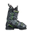 A Nordica Sportmachine 3 110 ski boot in gray, black, and green color scheme, designed for all-mountain use.